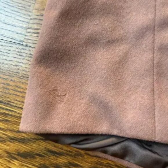 Dusty Rose Mauve Custom Cashmere Wool Lombardo Mike Modano 46x34 Sports - Picture 8 of 9